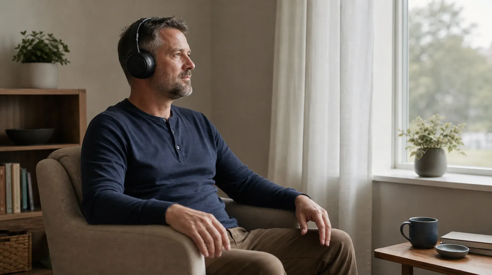 Methamphetamine Addiction Treatment for Atlantis, FL Residents | An adult sits in a chair beside a window while wearing… An adult sits in a chair beside a window while wearing… · Methamphetamine Addiction Treatment for Atlantis, FL Residents