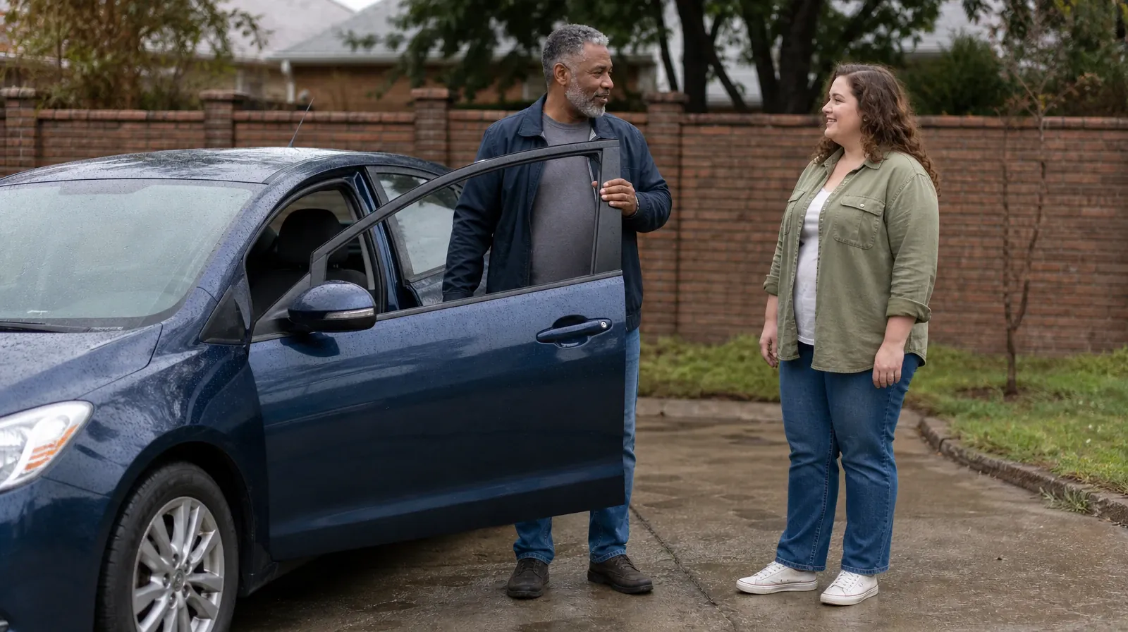 An adult holds a parked car's passenger door open while… · Methamphetamine Addiction Treatment for Big Coppitt Key, FL
