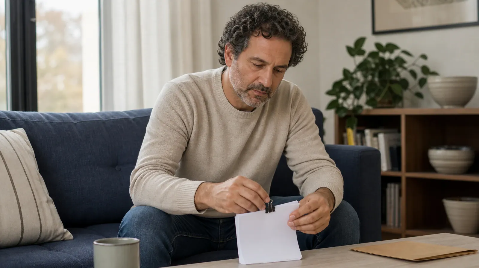 Starting a Treatment Conversation for Biscayne Park, FL Residents | An adult clips together a small stack of blank paper An adult clips together a small stack of blank paper · Starting a Treatment Conversation for Biscayne Park, FL Residents