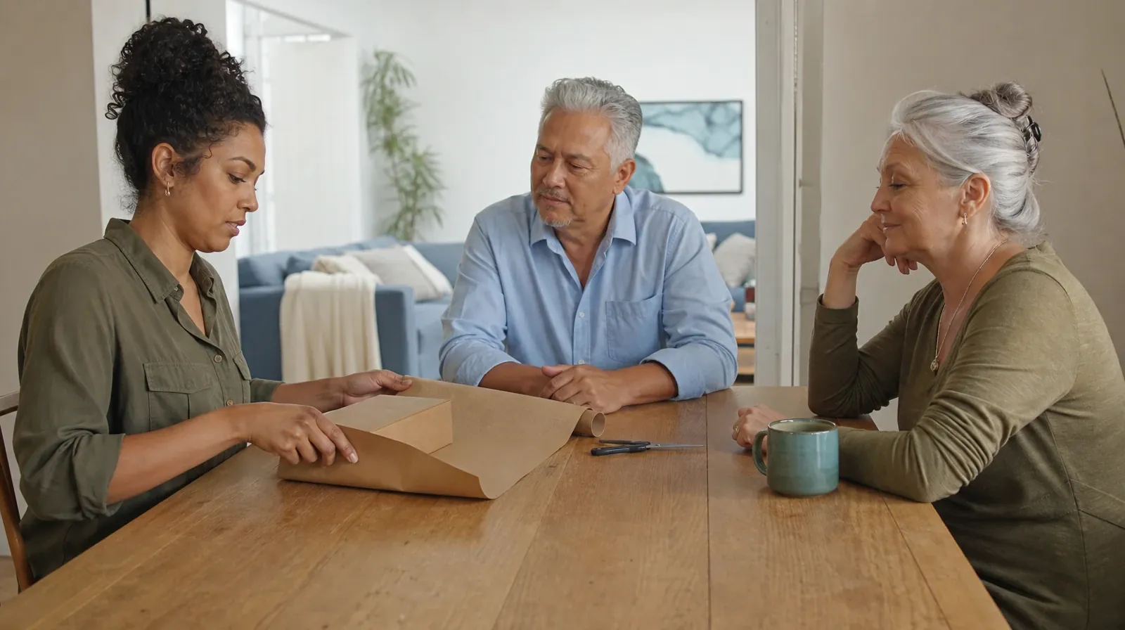 An adult wraps a small box in plain brown paper · Residential Addiction Treatment for Boca Raton, FL
