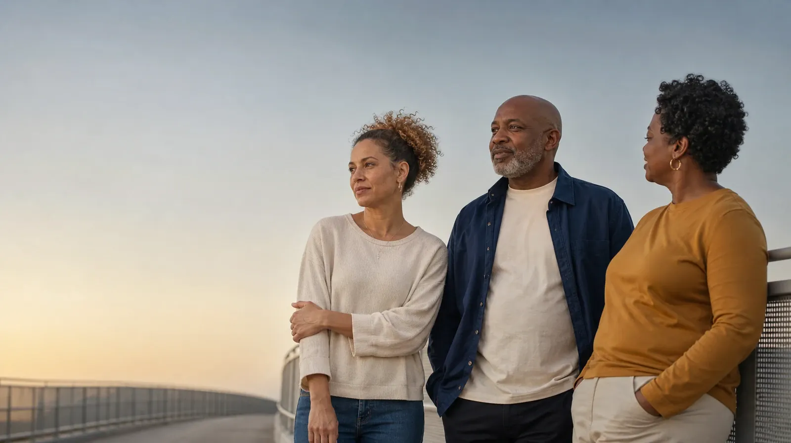 Treatment Cost Questions for Boca Raton, FL Residents | Three adults pause near an anonymous pedestrian bridge Three adults pause near an anonymous pedestrian bridge · Treatment Cost Questions for Boca Raton, FL Residents