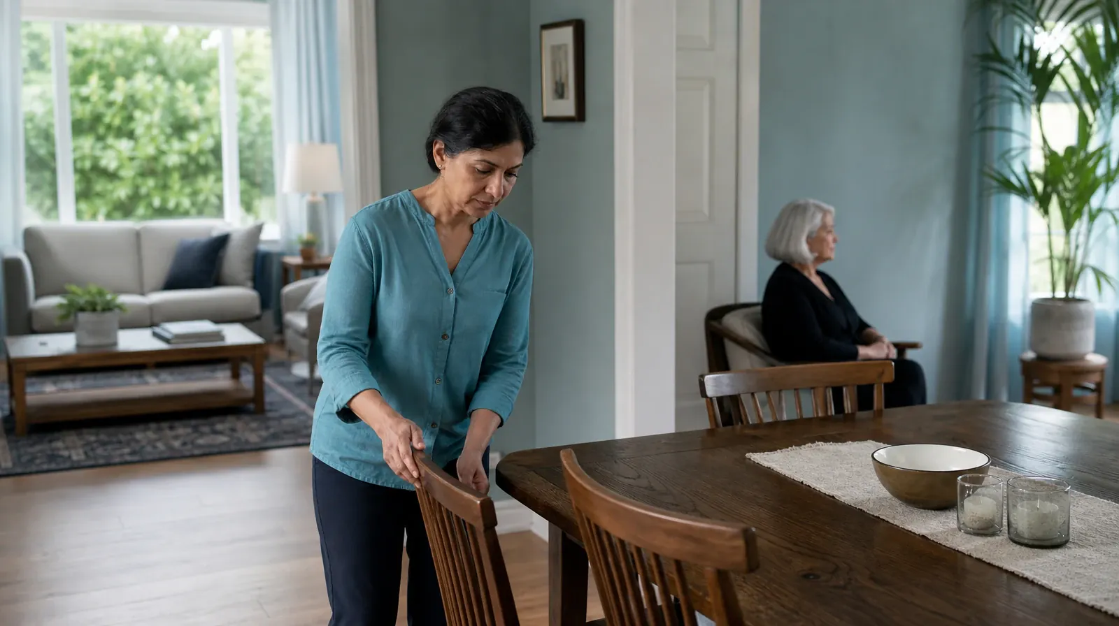 Drug and Alcohol Detox for Boynton Beach, FL Residents | An adult straightens a chair at a cleared table An adult straightens a chair at a cleared table · Drug and Alcohol Detox for Boynton Beach, FL Residents