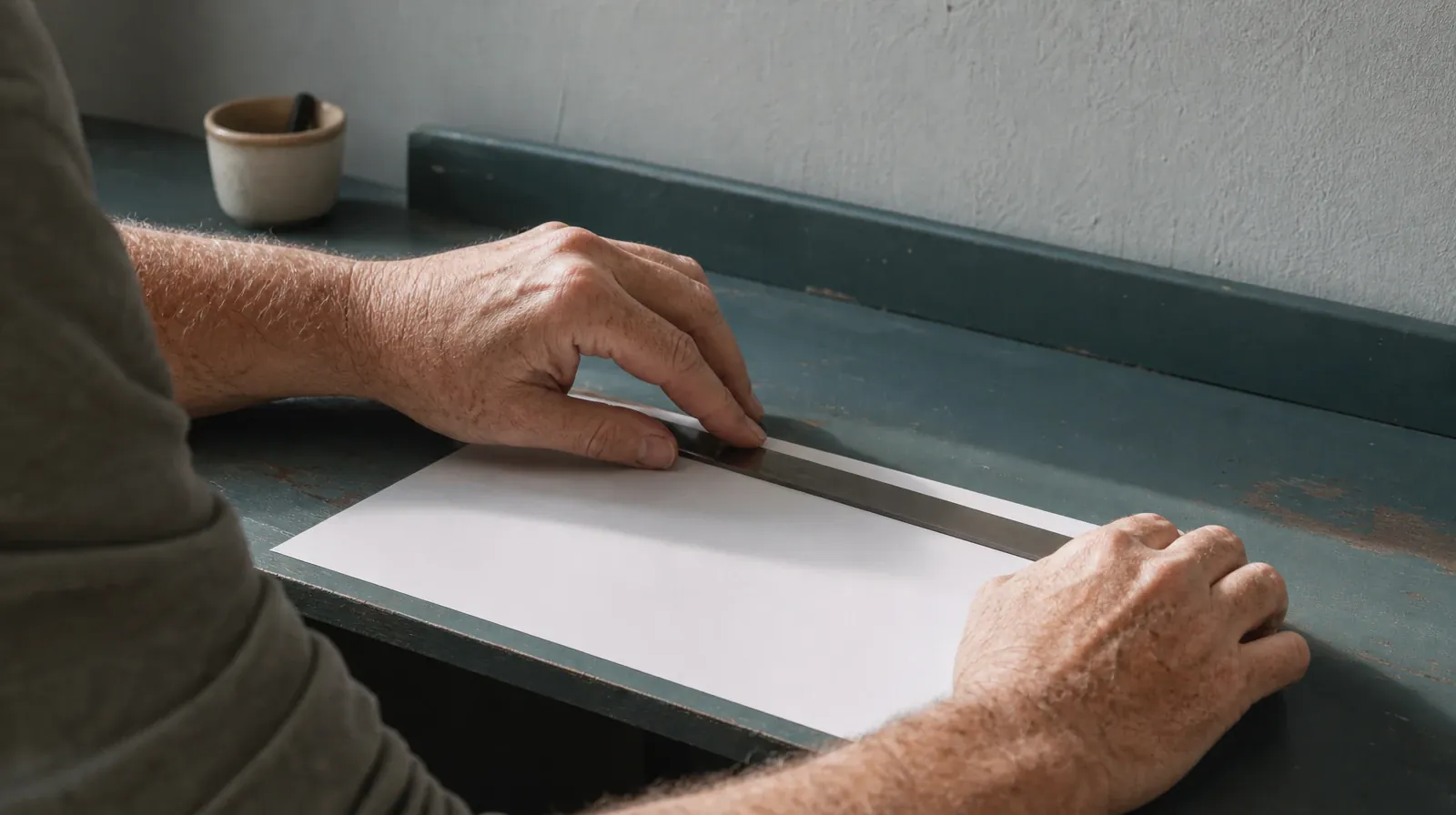 An adult moves an unmarked straightedge along the edge of a… · Cocaine Addiction Treatment for Boynton Beach, FL Residents