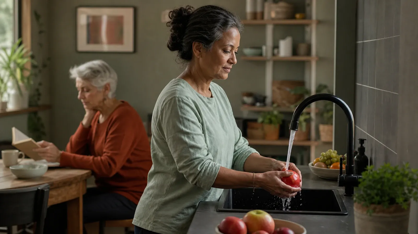 Planning Time Away for Treatment for Country Walk, FL Residents | An adult rinses an apple at a kitchen sink An adult rinses an apple at a kitchen sink · Planning Time Away for Treatment for Country Walk, FL Residents