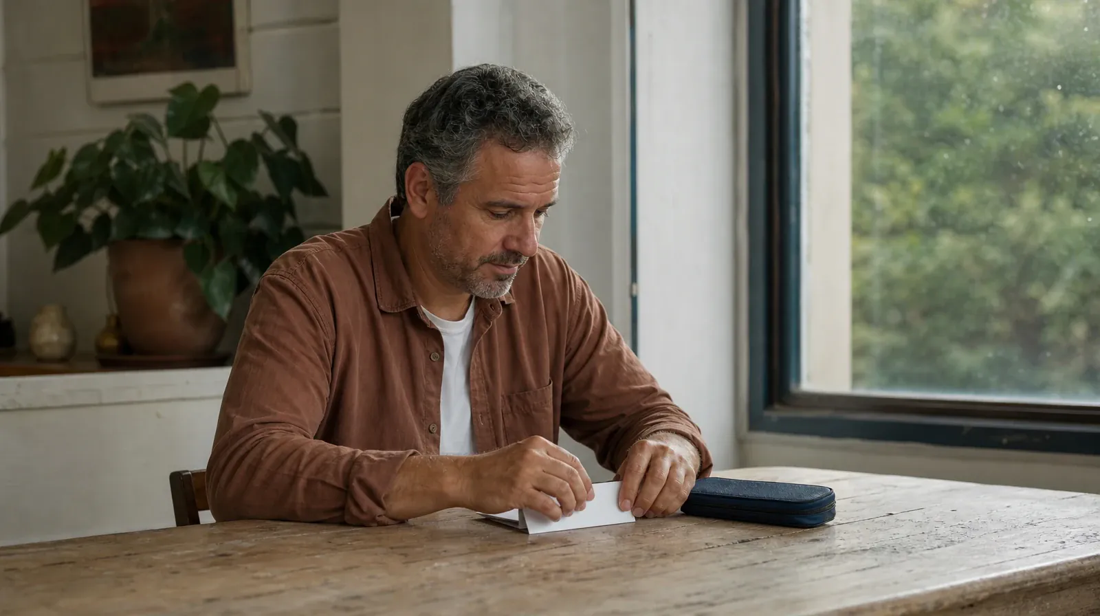 Cocaine Addiction Treatment for Cudjoe Key, FL Residents | An adult folds blank paper beside a closed pen case An adult folds blank paper beside a closed pen case · Cocaine Addiction Treatment for Cudjoe Key, FL Residents