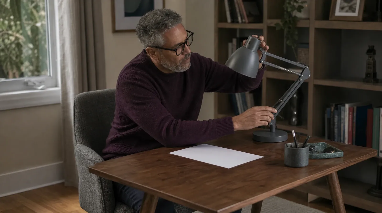 Opioids Addiction Treatment for Cudjoe Key, FL Residents | An adult adjusts a desk lamp beside blank paper An adult adjusts a desk lamp beside blank paper · Opioids Addiction Treatment for Cudjoe Key, FL Residents