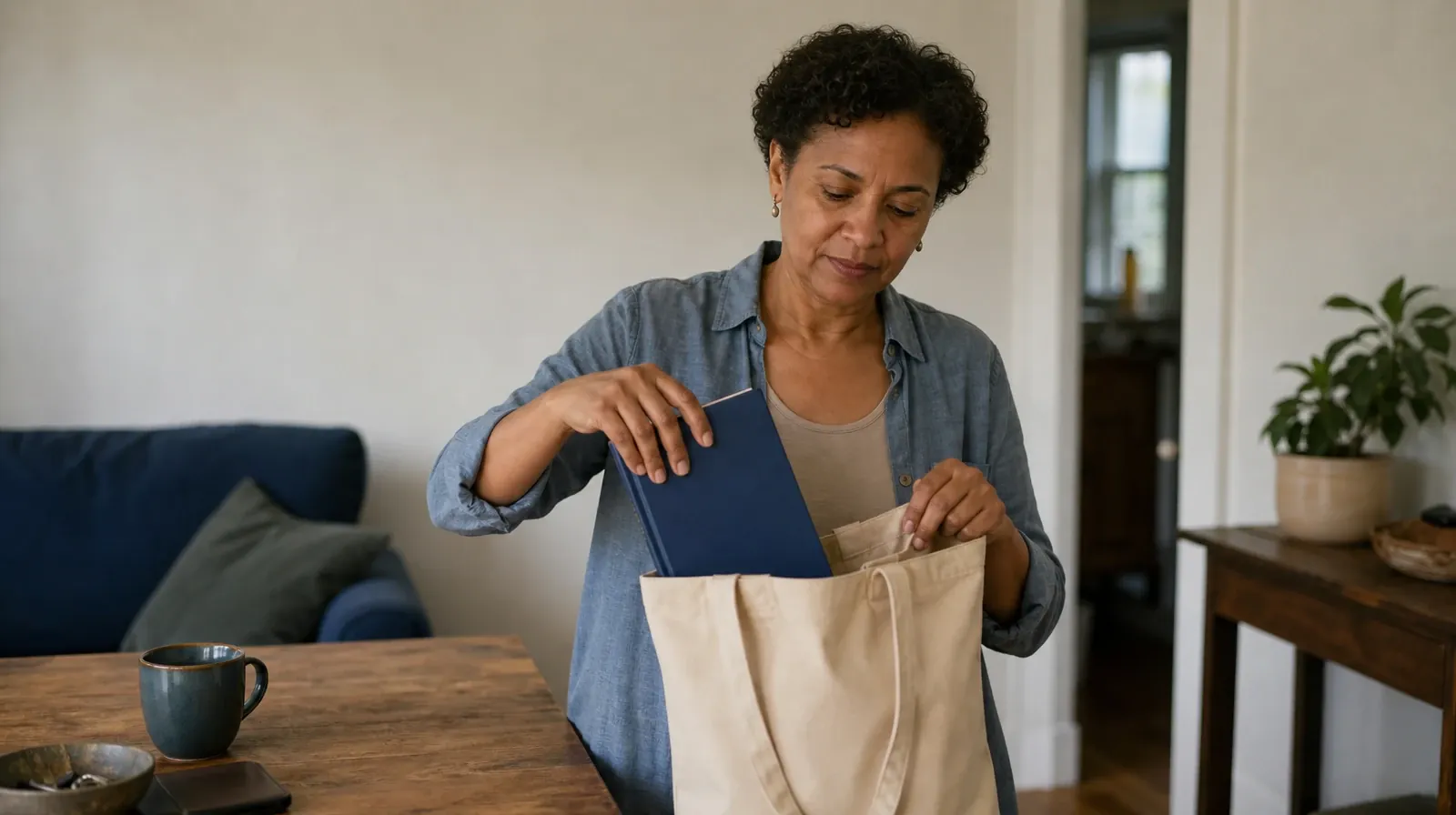 Supporting an Adult Loved One for Dania Beach, FL Residents | An adult places a closed journal in a fabric tote An adult places a closed journal in a fabric tote · Supporting an Adult Loved One for Dania Beach, FL Residents