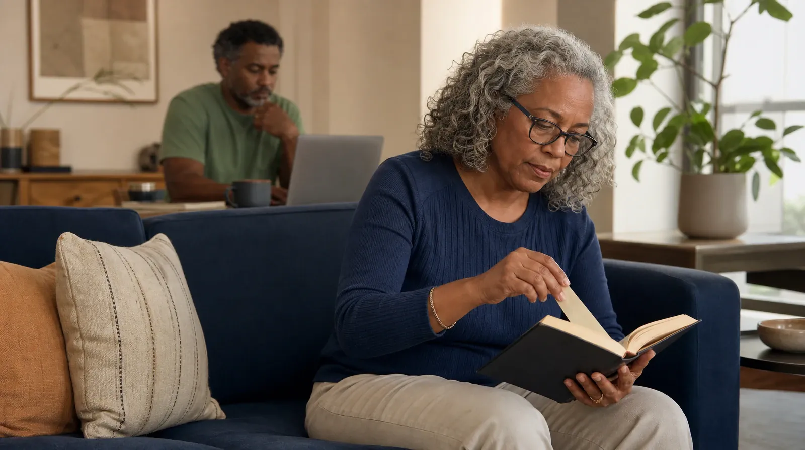 An adult places a bookmark in an unlettered book · Prescription drugs Addiction Treatment for Dania Beach, FL