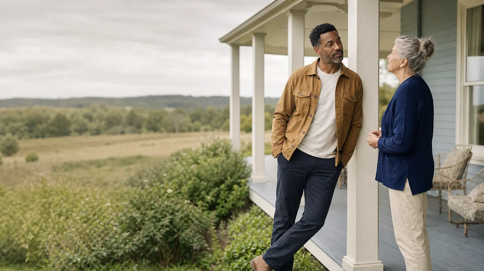 Adult Recovery Support Resources for Davie, FL Residents | Two adults share a calm porch conversation Two adults share a calm porch conversation · Adult Recovery Support Resources for Davie, FL Residents