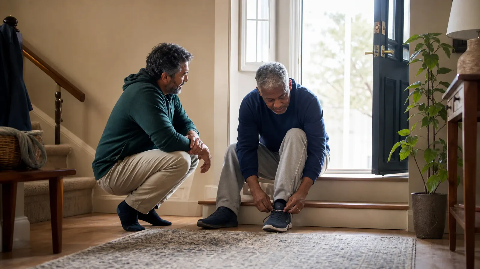 Adult Recovery Support Resources for Florida City, FL Residents | An adult ties a shoe on a low home step An adult ties a shoe on a low home step · Adult Recovery Support Resources for Florida City, FL Residents