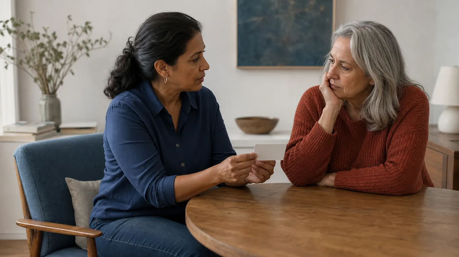 Hydrocodone Addiction Treatment for Fort Lauderdale, FL Residents | An adult holds a small blank card above a table An adult holds a small blank card above a table · Hydrocodone Addiction Treatment for Fort Lauderdale, FL Residents