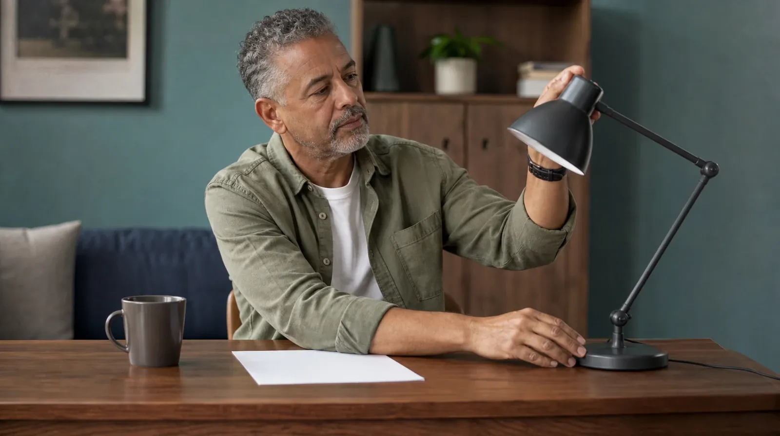 Fentanyl Addiction Treatment for Hialeah, FL Residents | An adult adjusts a desk lamp beside blank paper An adult adjusts a desk lamp beside blank paper · Fentanyl Addiction Treatment for Hialeah, FL Residents