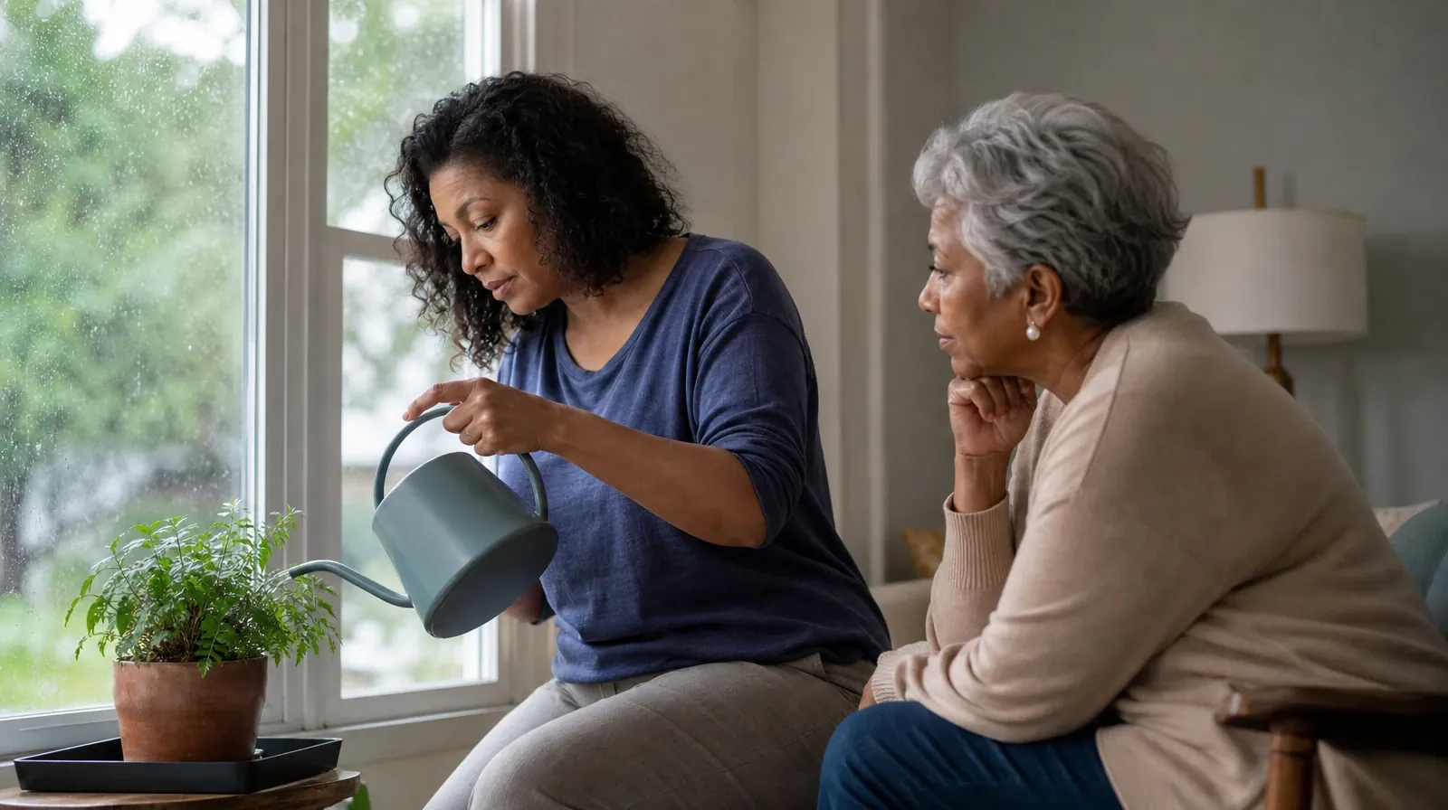 Planning Time Away for Treatment for Islamorada, FL Residents | An adult waters a small houseplant by a window An adult waters a small houseplant by a window · Planning Time Away for Treatment for Islamorada, FL Residents