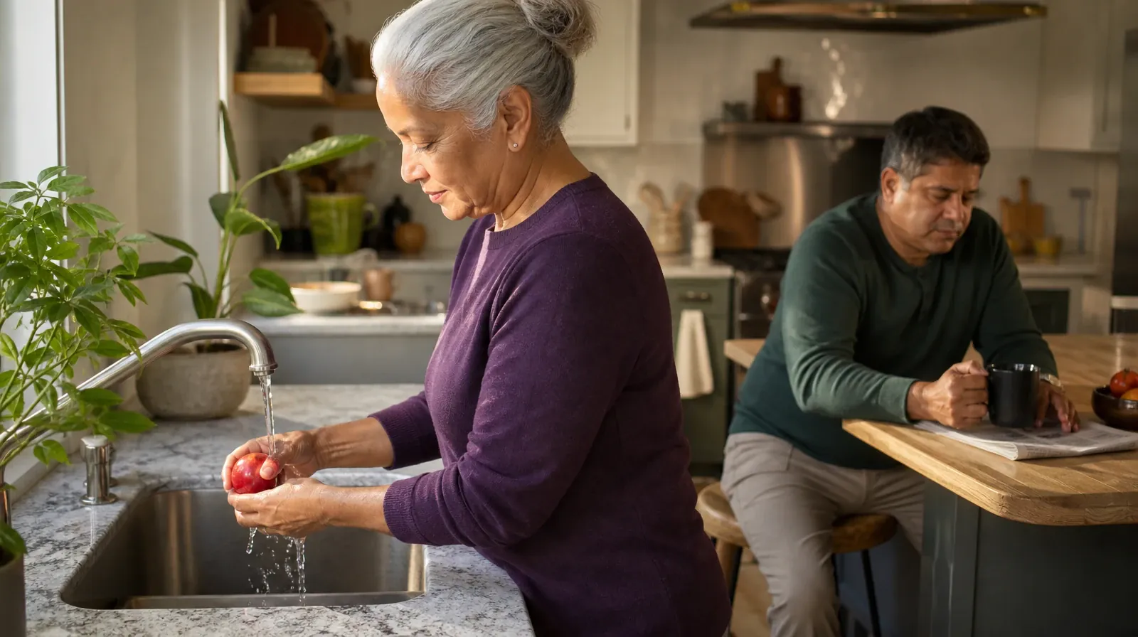 Starting a Treatment Conversation for Islamorada, FL Residents | An adult rinses an apple at a kitchen sink An adult rinses an apple at a kitchen sink · Starting a Treatment Conversation for Islamorada, FL Residents
