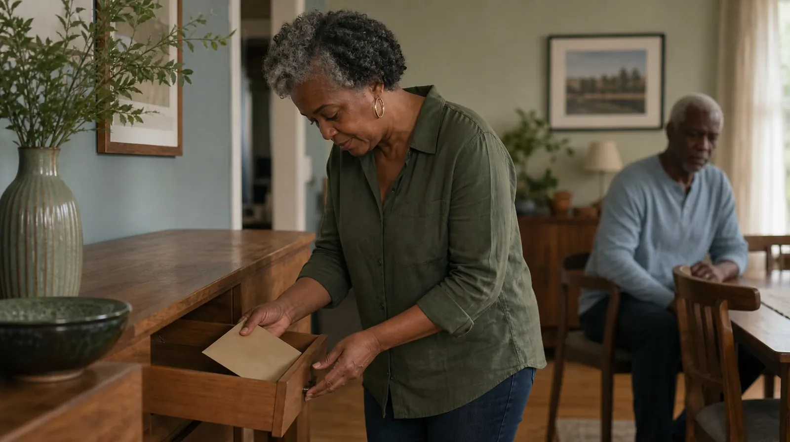 Supporting an Adult Loved One for Kendall West, FL Residents | An adult places a plain sealed envelope in a drawer An adult places a plain sealed envelope in a drawer · Supporting an Adult Loved One for Kendall West, FL Residents