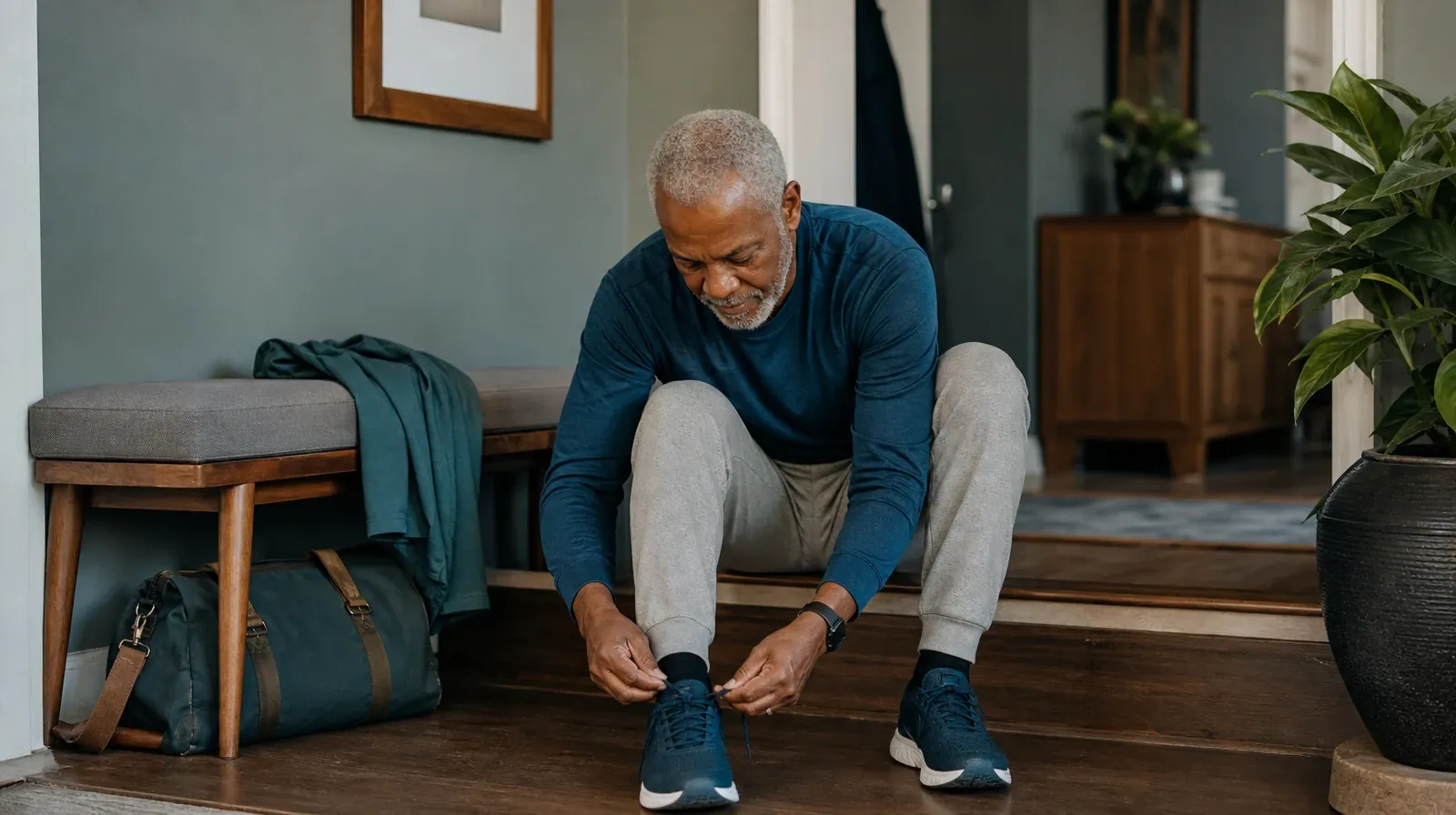 Residential Addiction Treatment for Key Colony Beach, FL | An adult ties a shoe on a low home step An adult ties a shoe on a low home step · Residential Addiction Treatment for Key Colony Beach, FL