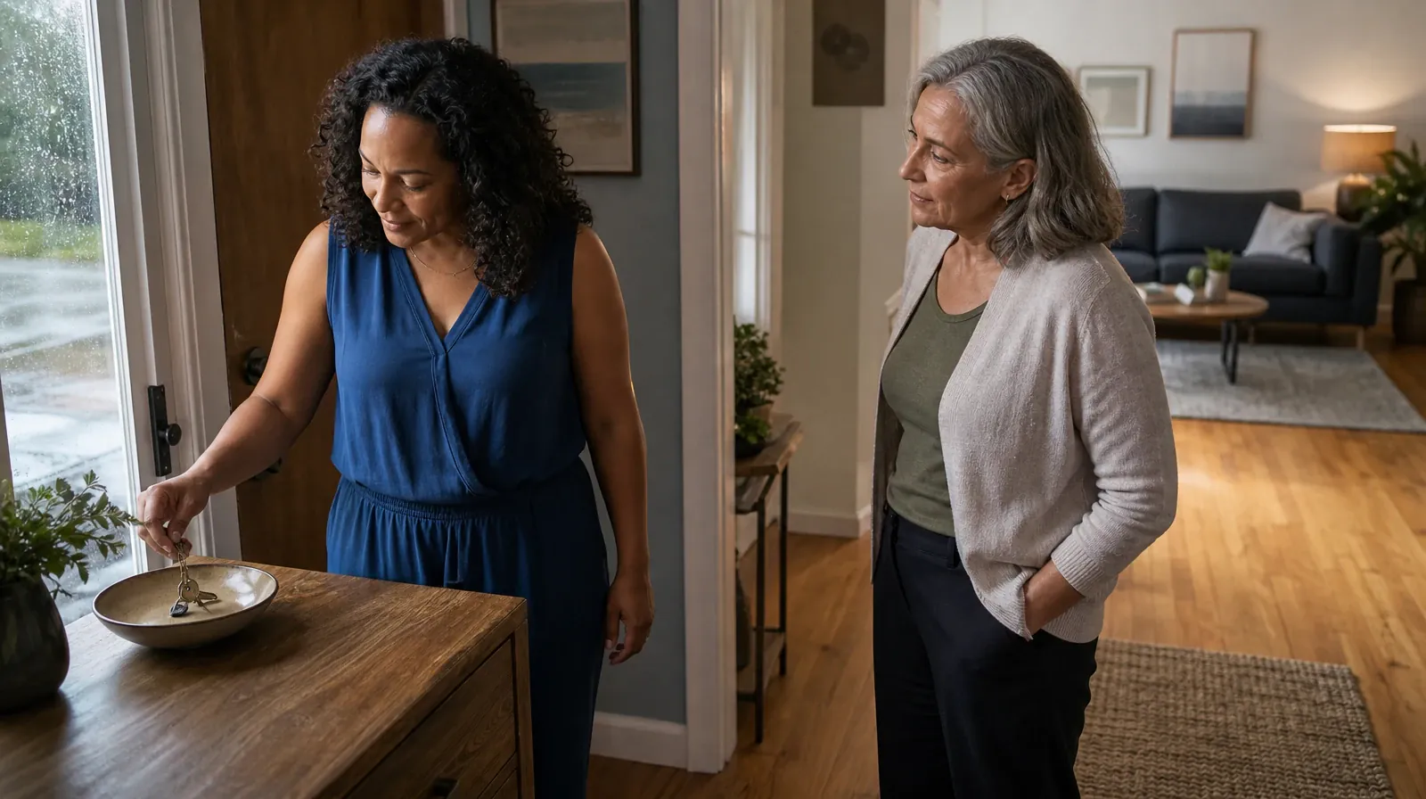 Returning Home After Treatment for Key Haven, FL Residents | An adult places house keys into a small bowl An adult places house keys into a small bowl · Returning Home After Treatment for Key Haven, FL Residents