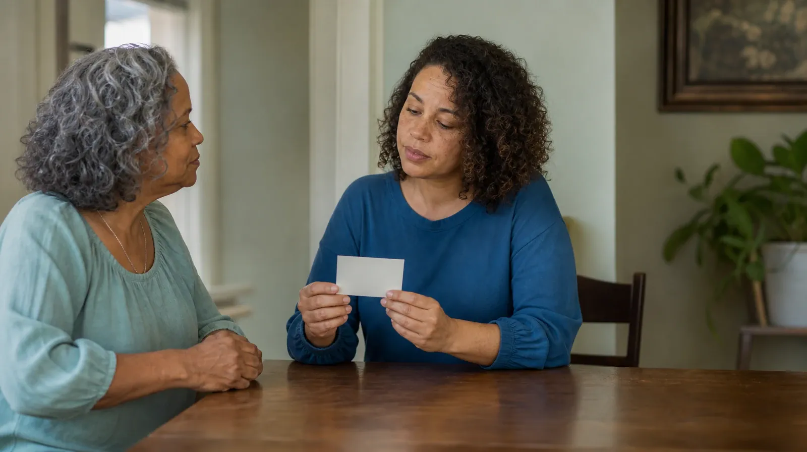 Cocaine Addiction Treatment for Key Haven, FL Residents | An adult holds a small blank card above a table An adult holds a small blank card above a table · Cocaine Addiction Treatment for Key Haven, FL Residents