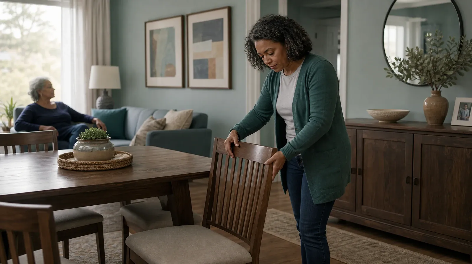 Drug and Alcohol Detox for Key Largo, FL Residents | An adult straightens a chair at a cleared table An adult straightens a chair at a cleared table · Drug and Alcohol Detox for Key Largo, FL Residents