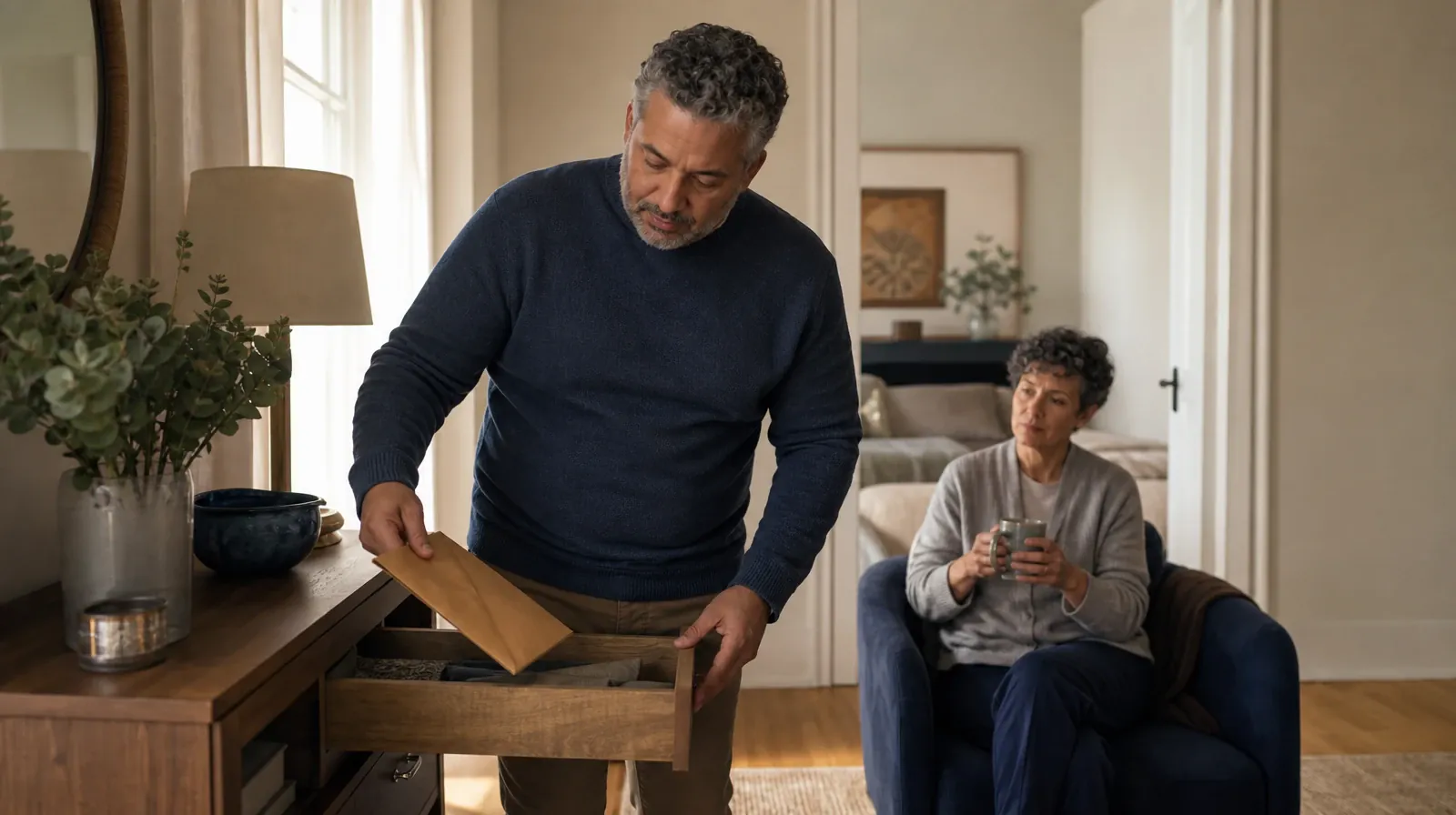 Benzodiazepines Addiction Treatment for Lake Clarke Shores, FL | An adult places a plain sealed envelope in a drawer An adult places a plain sealed envelope in a drawer · Benzodiazepines Addiction Treatment for Lake Clarke Shores, FL