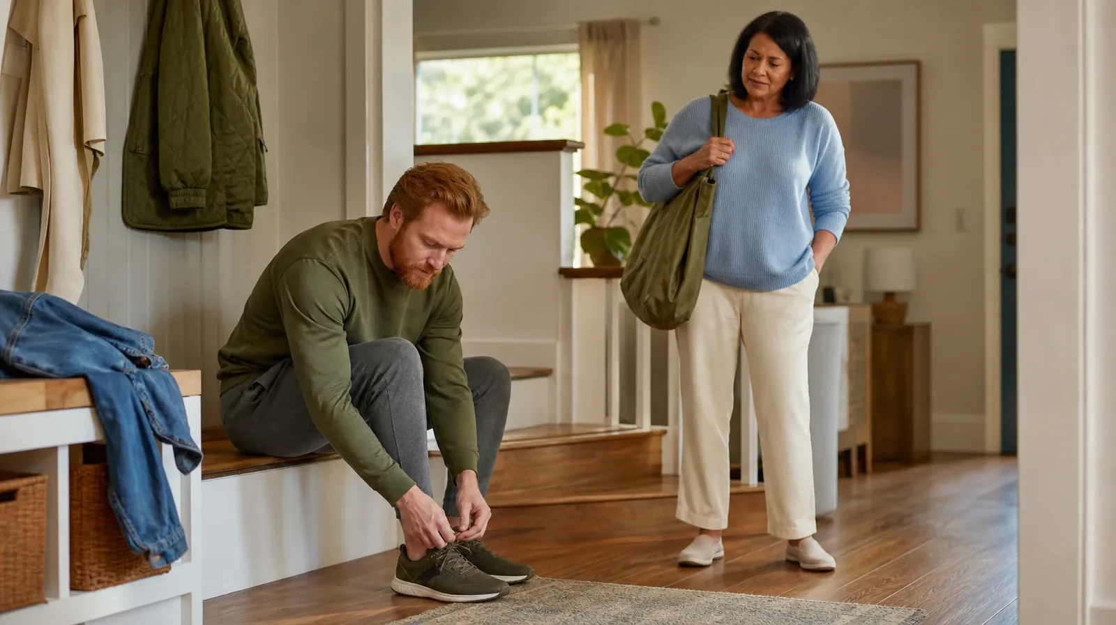 Polysubstance use Addiction Treatment for Lake Park, FL Residents | An adult ties a shoe on a low home step An adult ties a shoe on a low home step · Polysubstance use Addiction Treatment for Lake Park, FL Residents