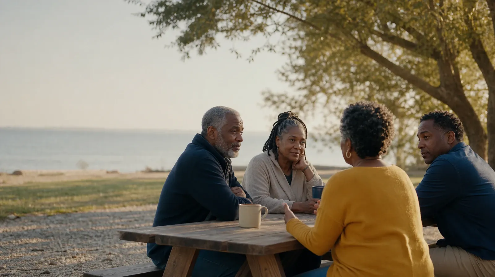 Treatment Cost Questions for Lake Worth Beach, FL Residents | Four adults share an informal outdoor conversation Four adults share an informal outdoor conversation · Treatment Cost Questions for Lake Worth Beach, FL Residents