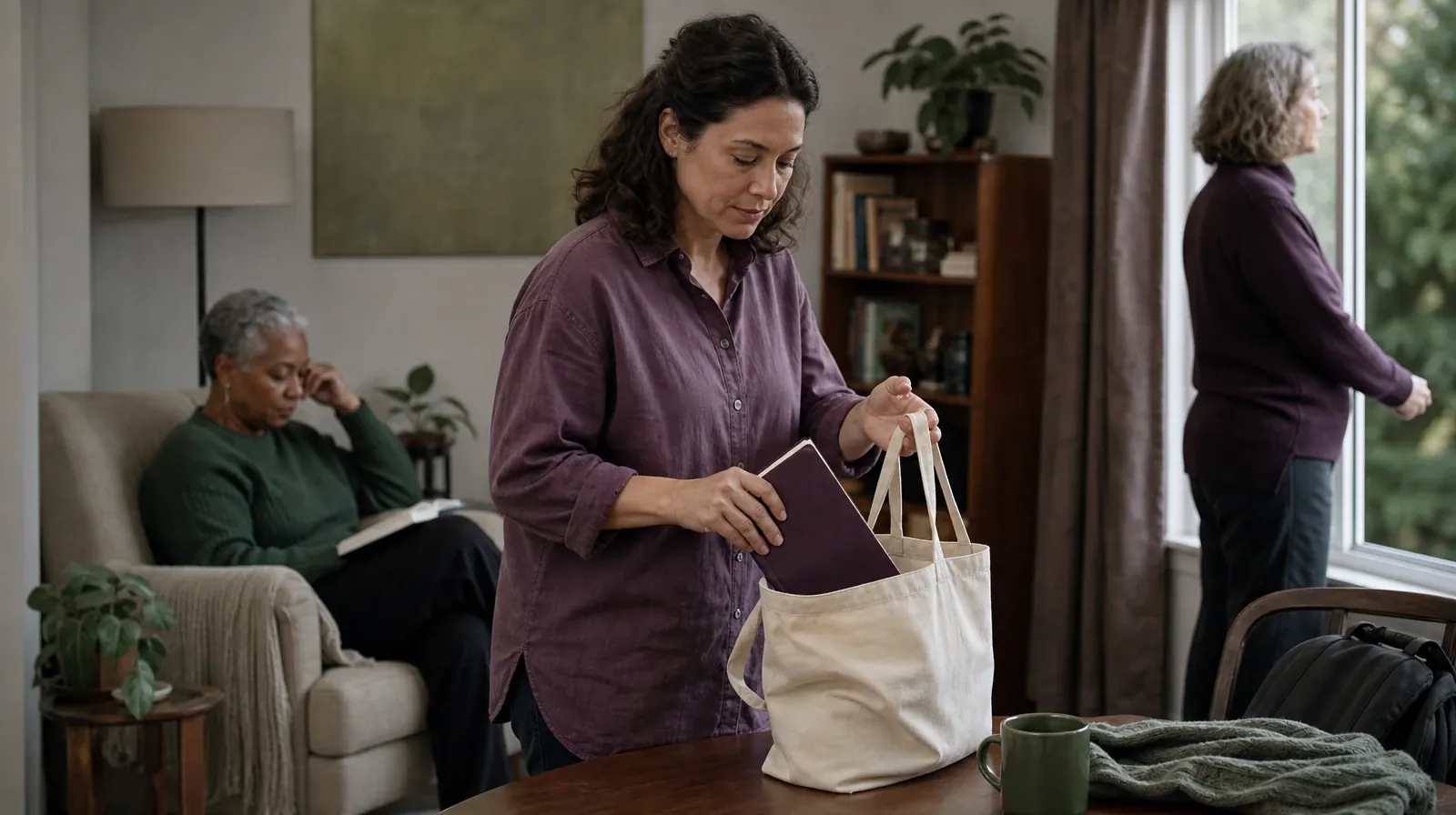 Returning Home After Treatment for Layton, FL Residents | An adult places a closed journal in a fabric tote An adult places a closed journal in a fabric tote · Returning Home After Treatment for Layton, FL Residents