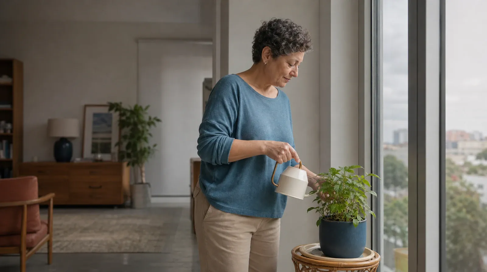 Supporting an Adult Loved One for Lighthouse Point, FL Residents | An adult waters a small houseplant by a window An adult waters a small houseplant by a window · Supporting an Adult Loved One for Lighthouse Point, FL Residents