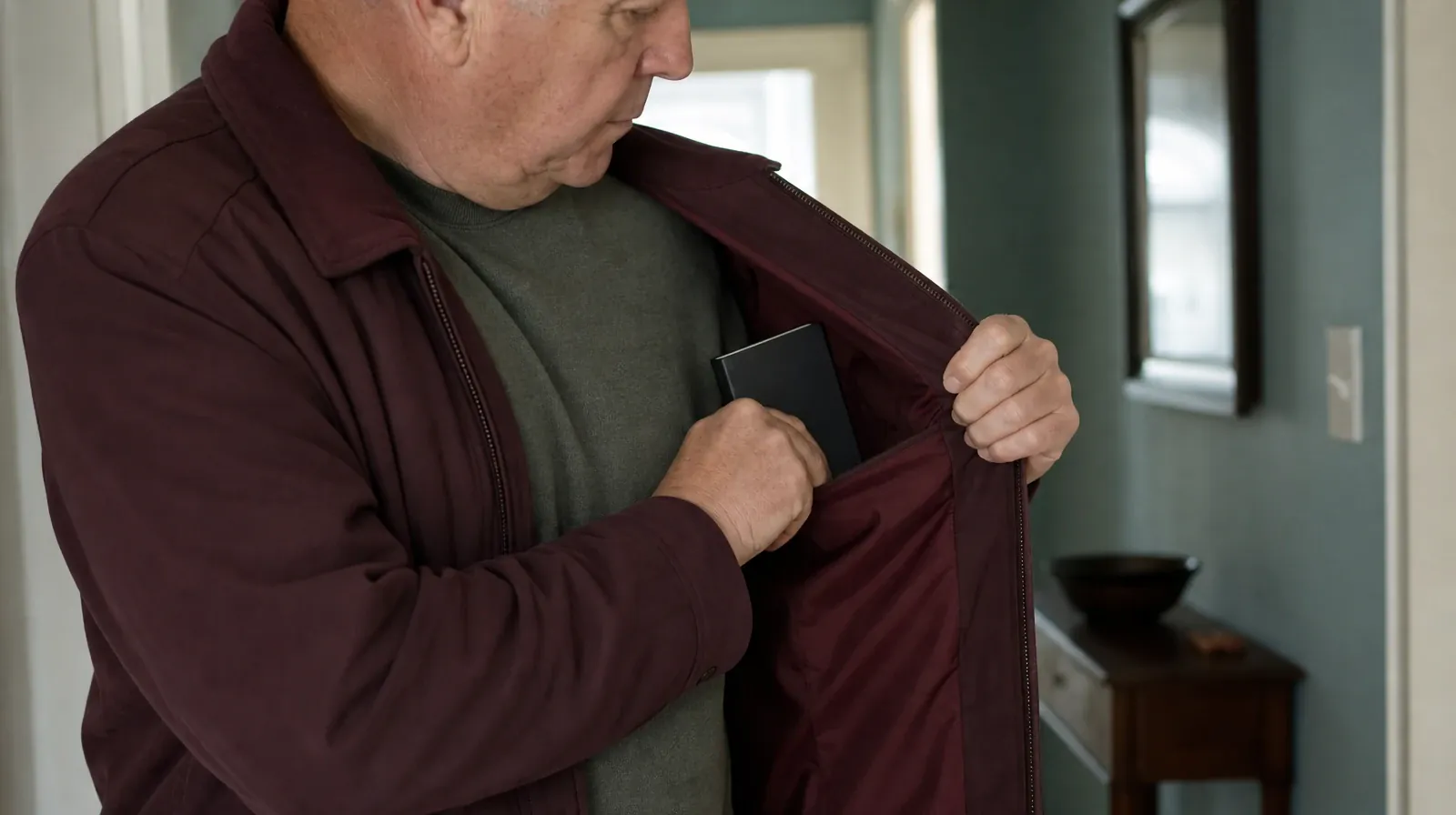 Cannabis Addiction Treatment for Miami, FL Residents | An adult slips a small closed notepad into an inside jacket pocket An adult slips a small closed notepad into an inside jacket pocket · Cannabis Addiction Treatment for Miami, FL Residents