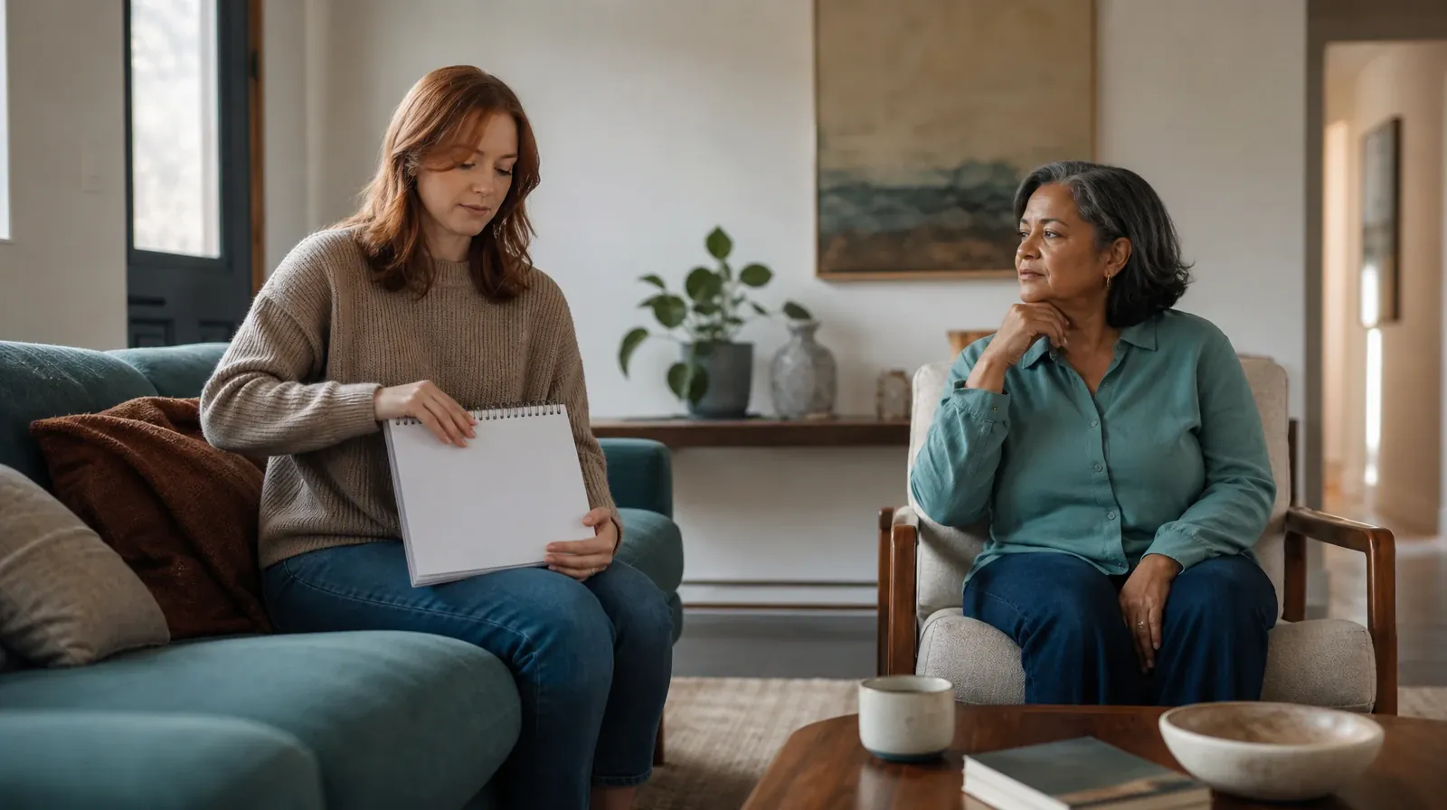 Starting a Treatment Conversation for Brickell, Miami, FL | An adult closes a blank calendar An adult closes a blank calendar · Starting a Treatment Conversation for Brickell, Miami, FL