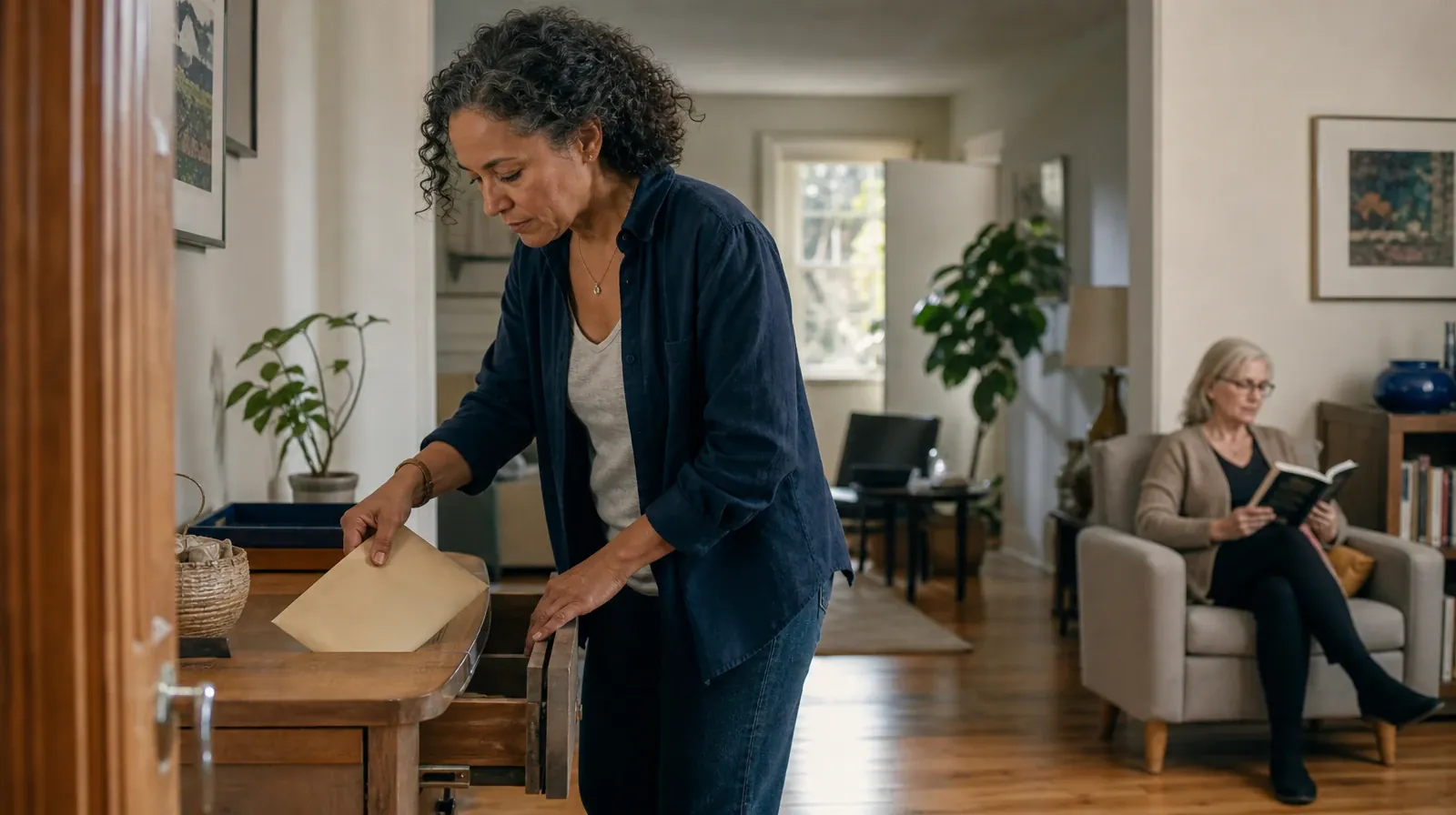 Planning Time Away for Treatment for Downtown, Miami, FL | An adult places a plain sealed envelope in a drawer An adult places a plain sealed envelope in a drawer · Planning Time Away for Treatment for Downtown, Miami, FL