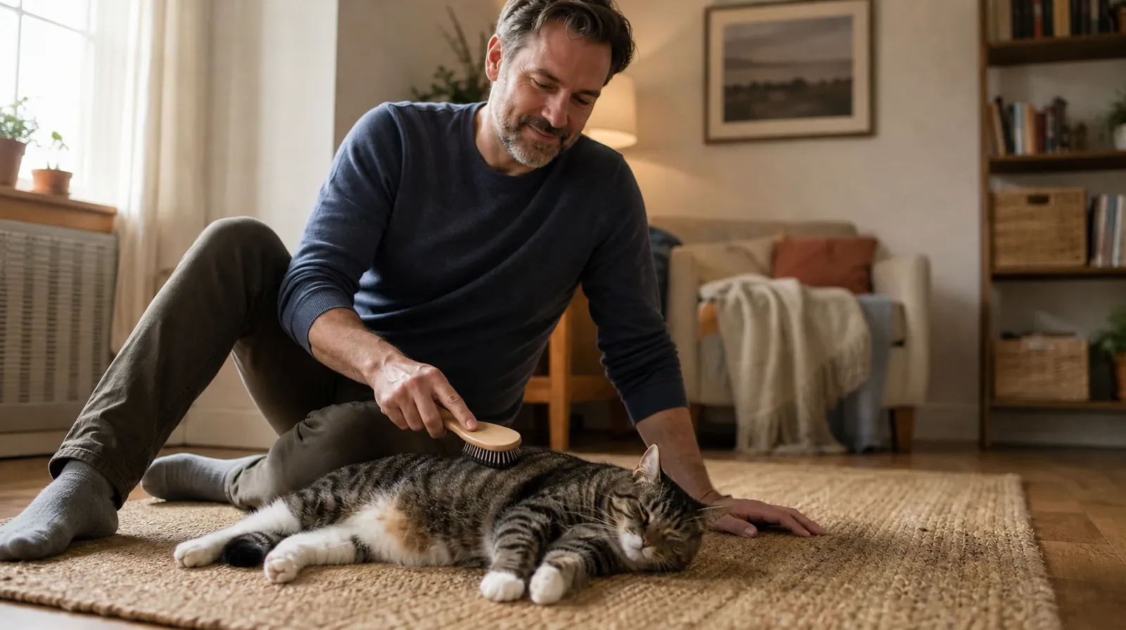 Opioids Addiction Treatment for Edgewater, Miami, FL Residents | An adult gently brushes a relaxed cat while seated beside… An adult gently brushes a relaxed cat while seated beside… · Opioids Addiction Treatment for Edgewater, Miami, FL Residents
