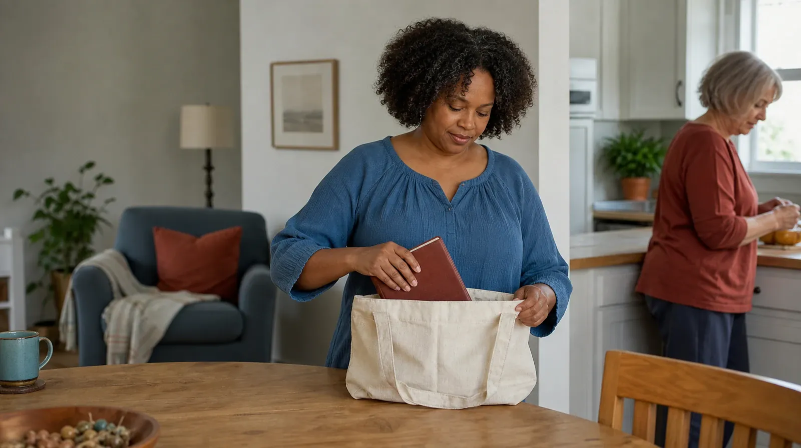Adult Recovery Support Resources for Miami Lakes, FL Residents | An adult places a closed journal in a fabric tote An adult places a closed journal in a fabric tote · Adult Recovery Support Resources for Miami Lakes, FL Residents