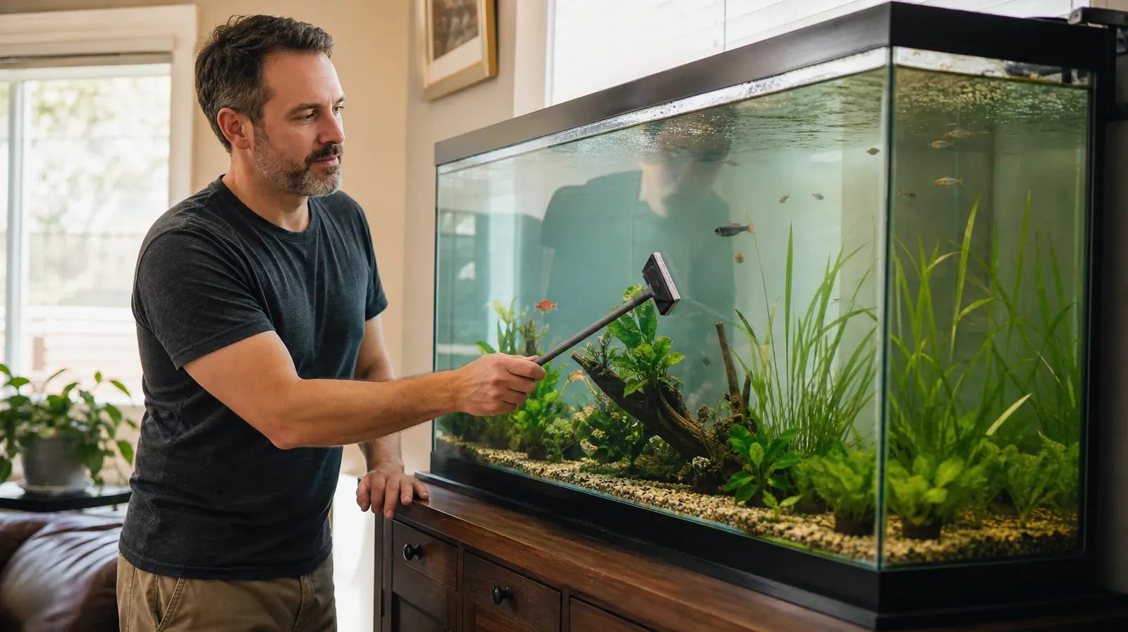 An adult cleans the inside glass of a small home… · Methamphetamine Addiction Treatment for Miami Lakes, FL Residents