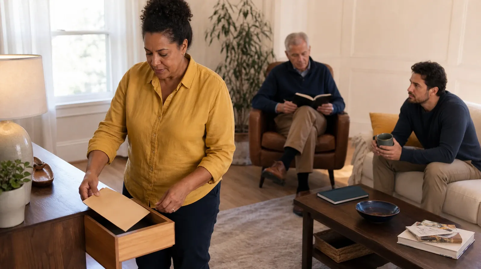 Language and Accessibility Questions for Little Haiti, Miami, FL | An adult places a plain sealed envelope in a drawer An adult places a plain sealed envelope in a drawer · Language and Accessibility Questions for Little Haiti, Miami, FL
