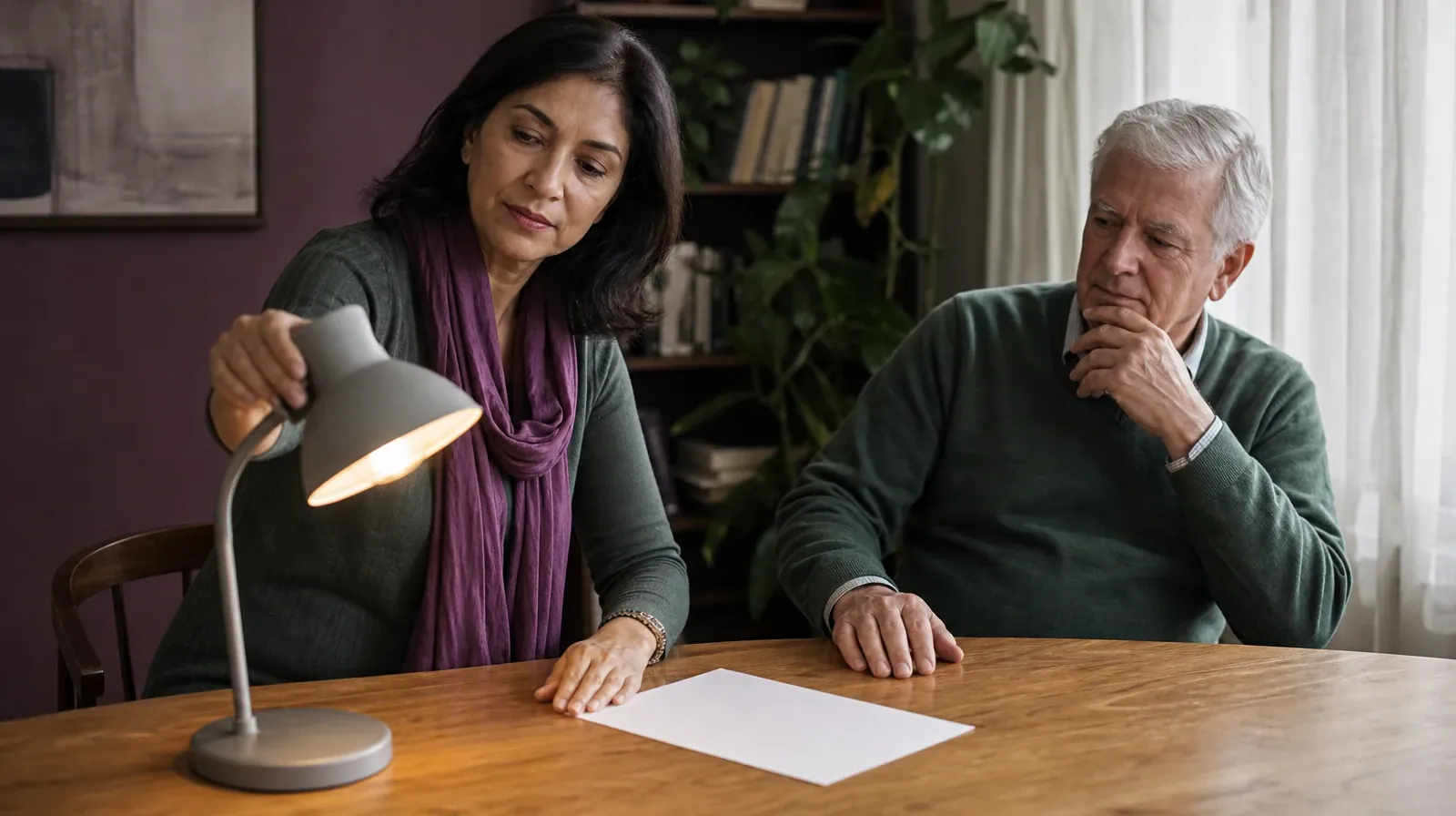 An adult adjusts a desk lamp beside blank paper · Treatment Cost Questions for Little Havana, Miami, FL Residents