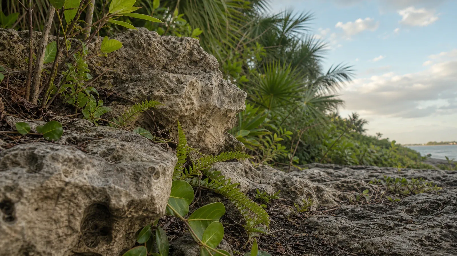 Weathered limestone and small ferns sit beside palms above… · Treatment Cost Questions for West Flagler, Miami, FL Residents