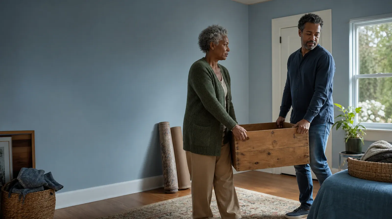 Alcohol Addiction Treatment for Opa-locka, FL Residents | Two adults carry an empty wooden box together Two adults carry an empty wooden box together · Alcohol Addiction Treatment for Opa-locka, FL Residents