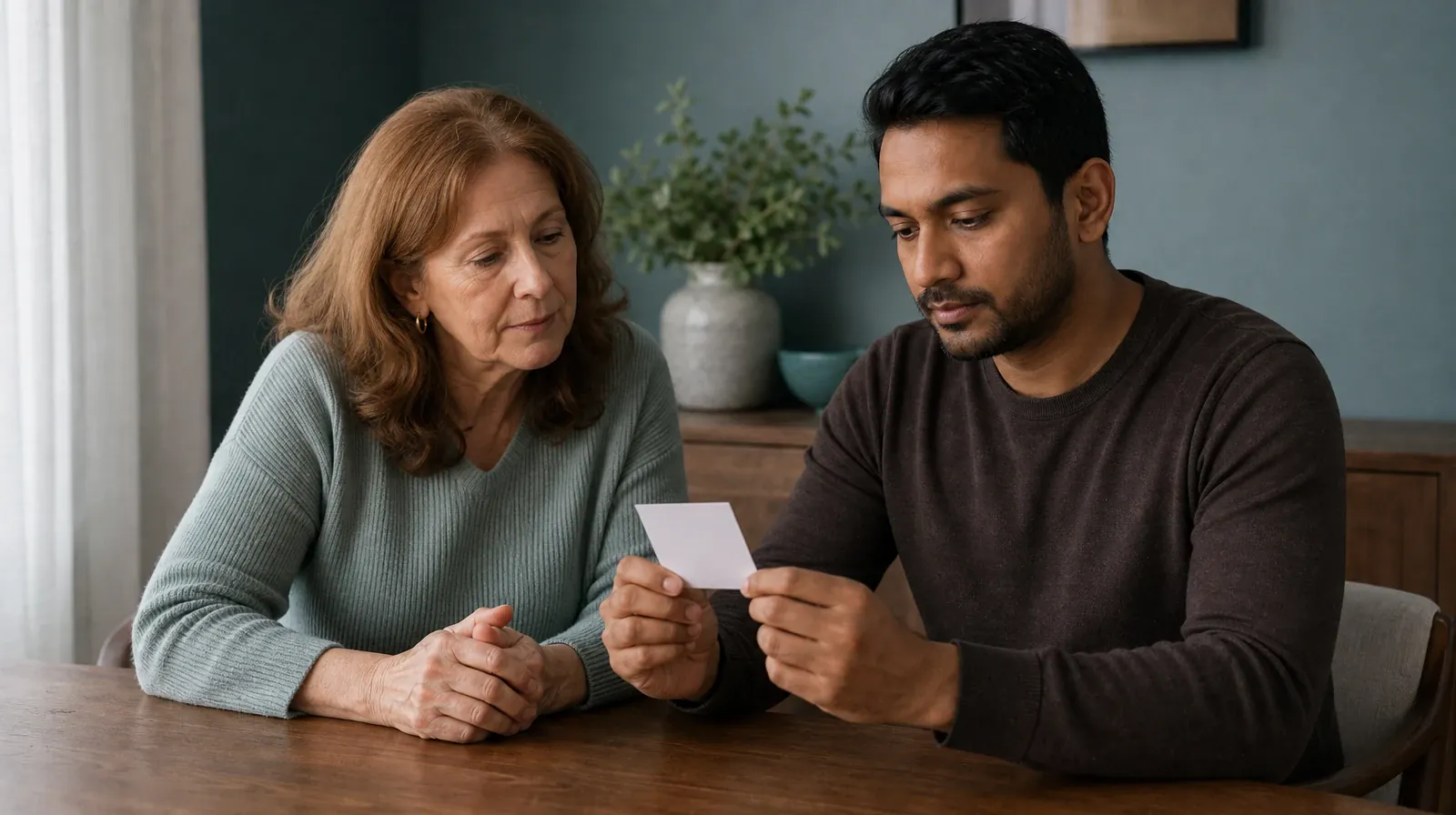 Fentanyl Addiction Treatment for Opa-locka, FL Residents | An adult holds a small blank card above a table An adult holds a small blank card above a table · Fentanyl Addiction Treatment for Opa-locka, FL Residents