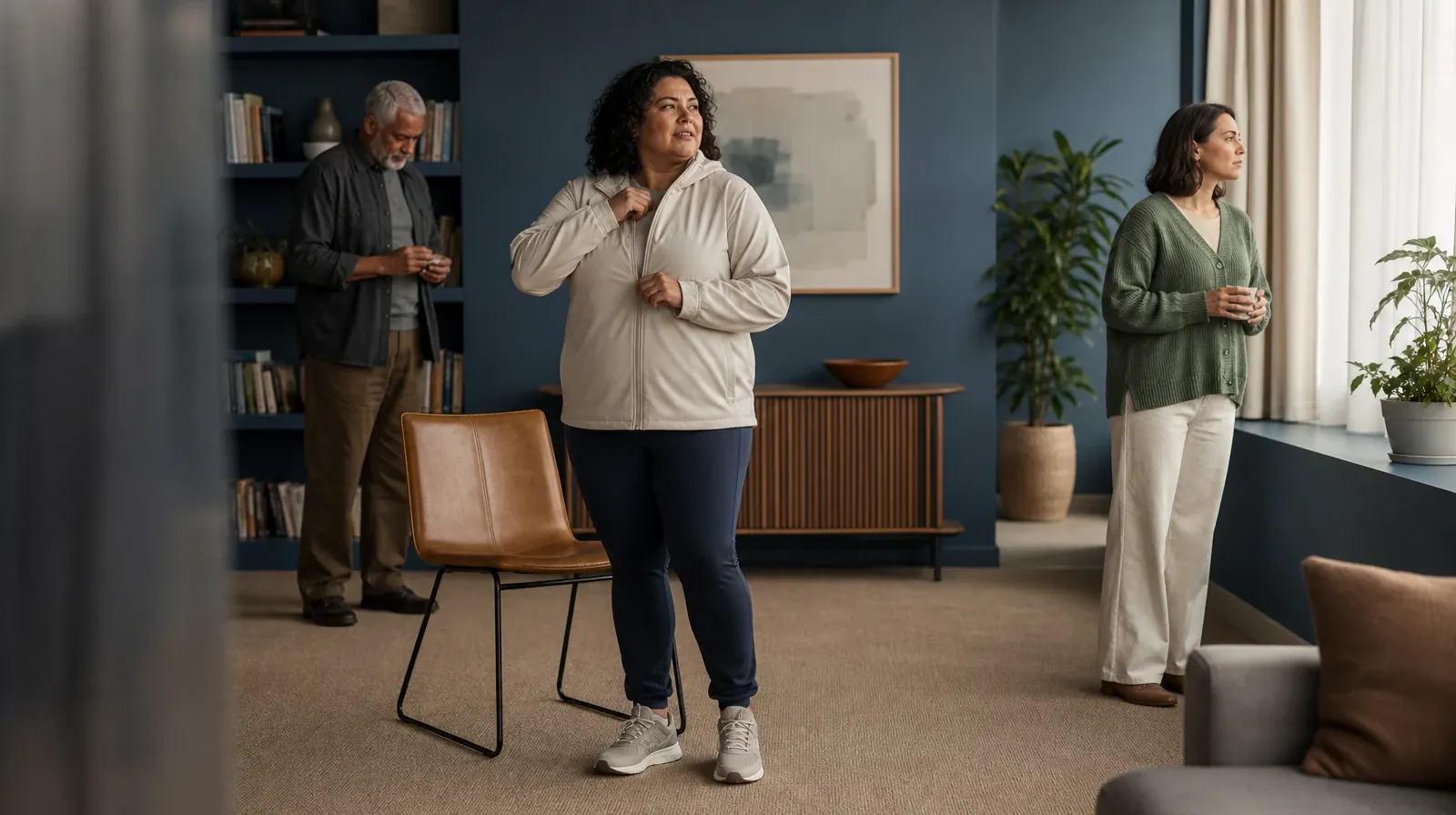 Benzodiazepines Addiction Treatment for Palm Springs, FL | An adult zips a light jacket beside an empty chair An adult zips a light jacket beside an empty chair · Benzodiazepines Addiction Treatment for Palm Springs, FL