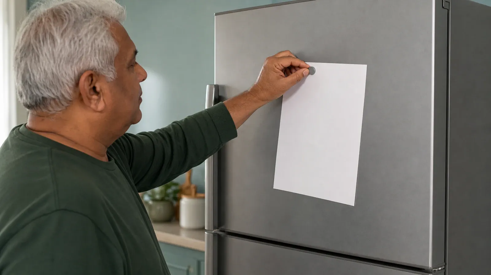 An adult uses a plain magnet to hold a blank sheet against a… · Adult Recovery Support Resources for Pinecrest, FL Residents