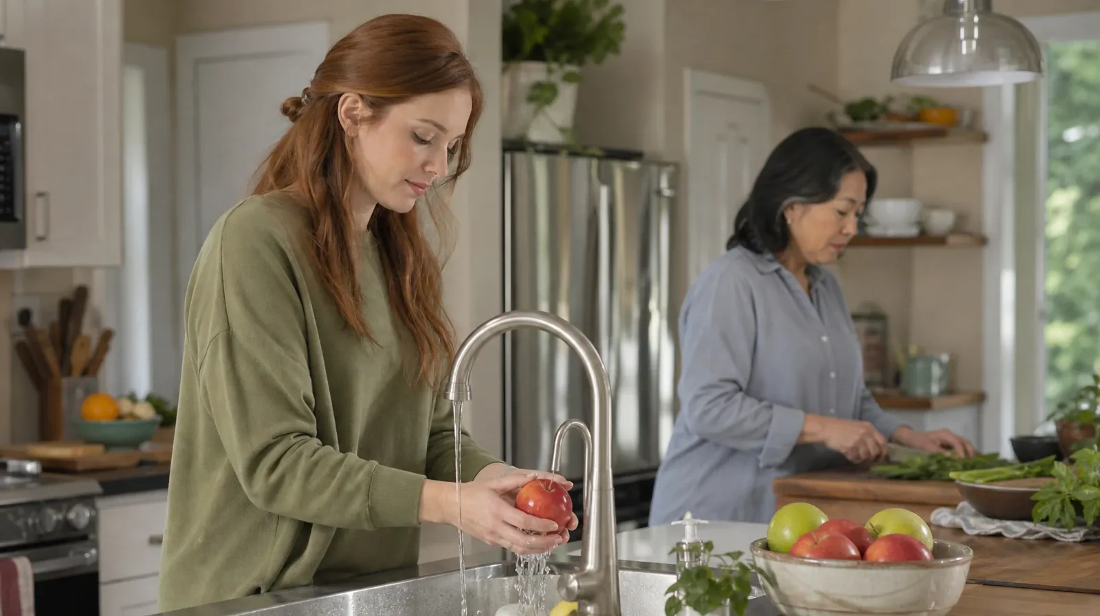 Prescription drugs Addiction Treatment for Pinecrest, FL | An adult rinses an apple at a kitchen sink An adult rinses an apple at a kitchen sink · Prescription drugs Addiction Treatment for Pinecrest, FL