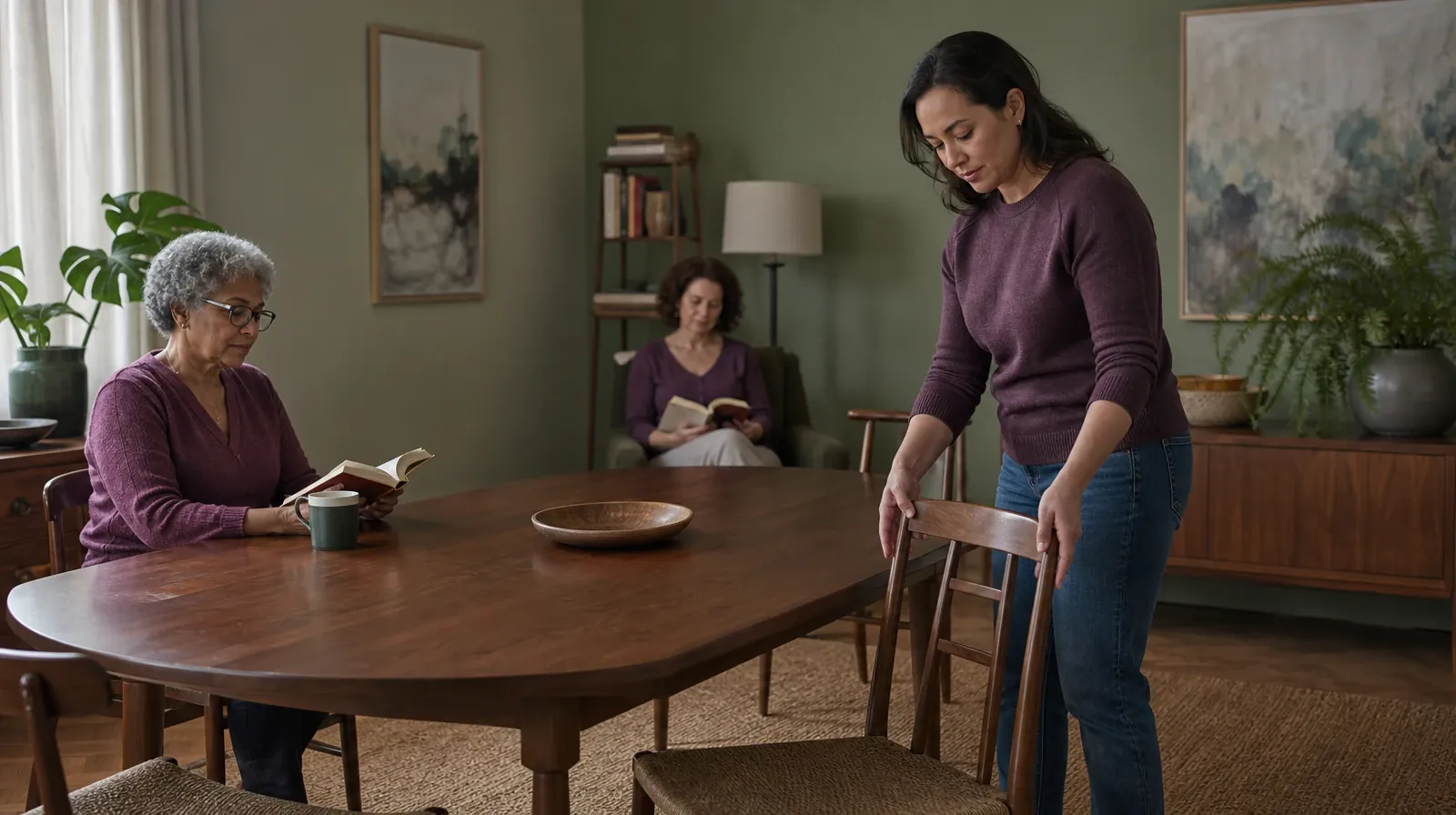 Fentanyl Addiction Treatment for Plantation, FL Residents | An adult straightens a chair at a cleared table An adult straightens a chair at a cleared table · Fentanyl Addiction Treatment for Plantation, FL Residents