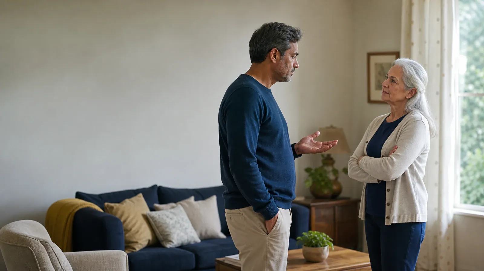 Alcohol Addiction Treatment for Ramrod Key, FL Residents | Two adults share a careful conversation at home Two adults share a careful conversation at home · Alcohol Addiction Treatment for Ramrod Key, FL Residents