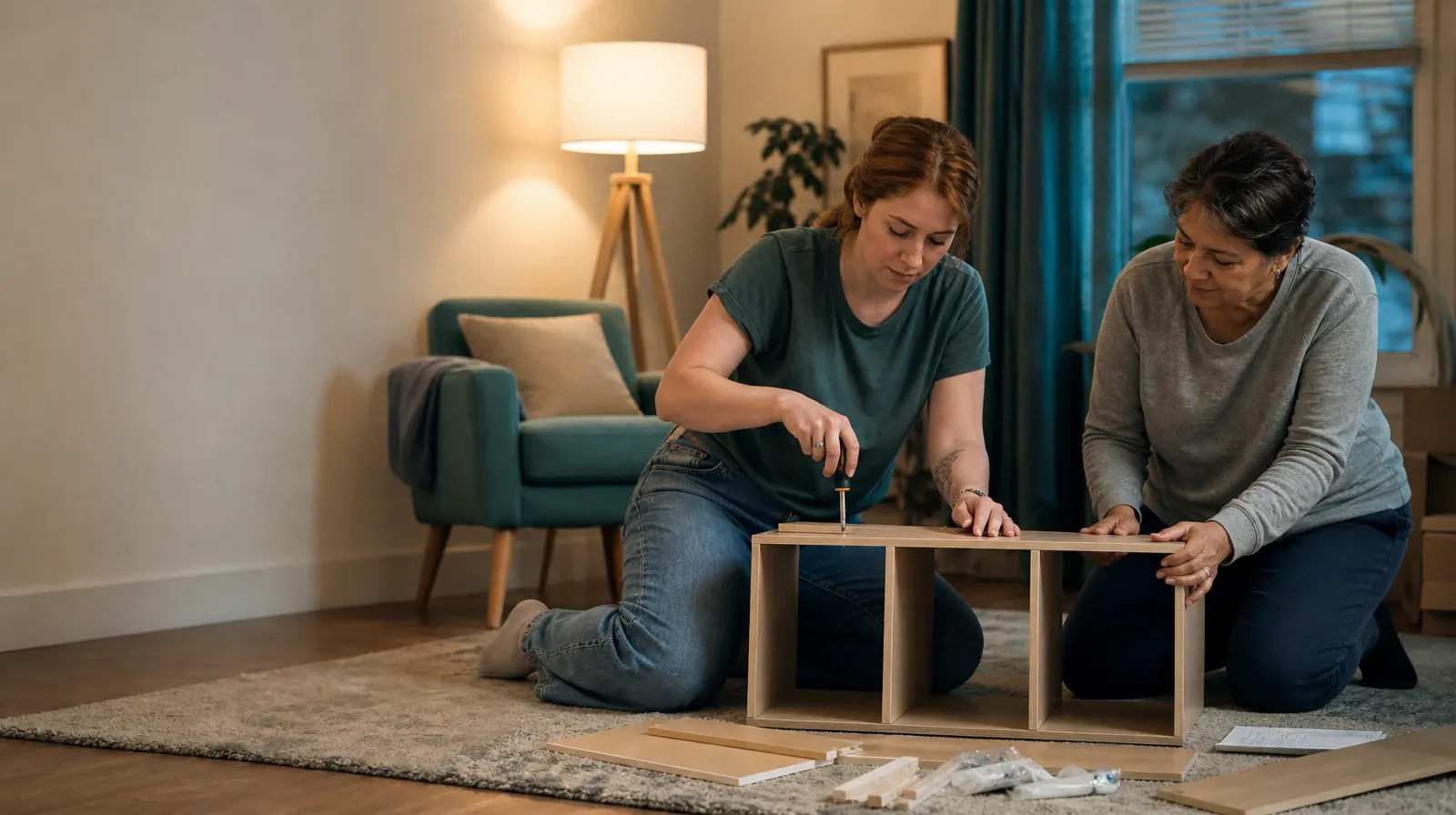 Cocaine Addiction Treatment for Riviera Beach, FL Residents | Two adults assemble a small shelf together Two adults assemble a small shelf together · Cocaine Addiction Treatment for Riviera Beach, FL Residents