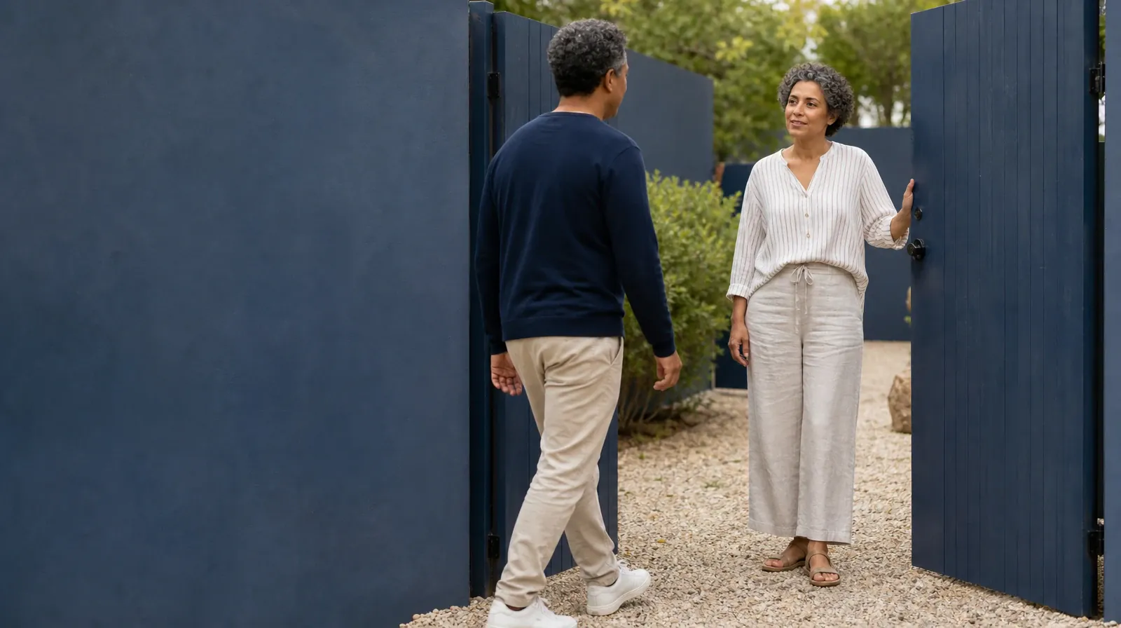 Drug and Alcohol Detox for Saddlebunch Keys, FL Residents | One adult holds a garden gate for another One adult holds a garden gate for another · Drug and Alcohol Detox for Saddlebunch Keys, FL Residents