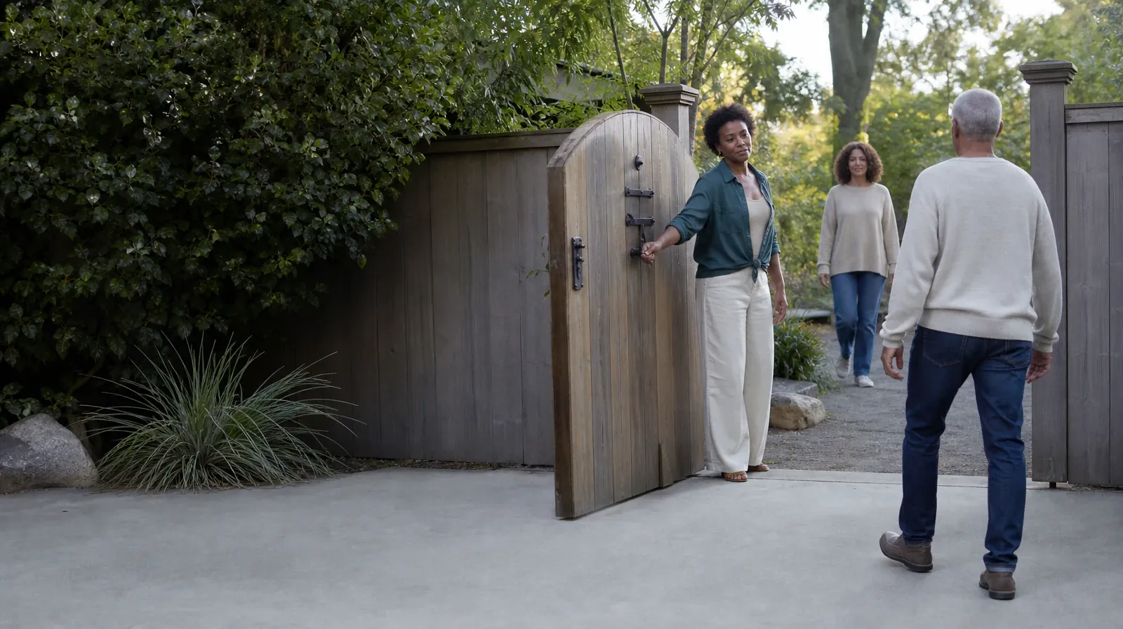 Addiction Treatment for Saddlebunch Keys, FL Residents | One adult holds a garden gate for another One adult holds a garden gate for another · Addiction Treatment for Saddlebunch Keys, FL Residents