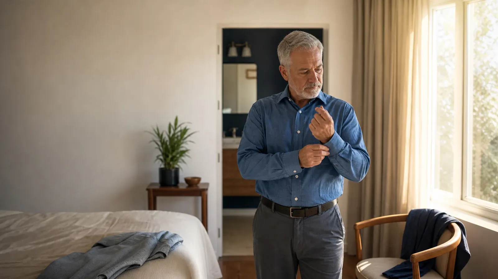 Treatment Cost Questions for South Miami, FL Residents | An adult buttons a shirt cuff near a window An adult buttons a shirt cuff near a window · Treatment Cost Questions for South Miami, FL Residents