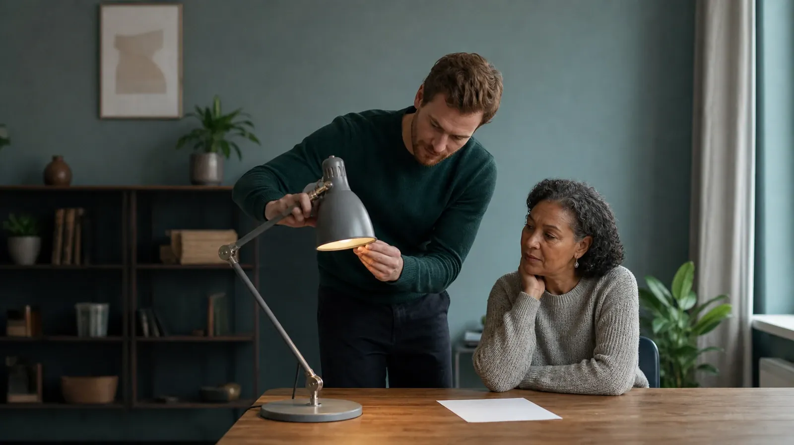 Benzodiazepines Addiction Treatment for Stock Island, FL | An adult adjusts a desk lamp beside blank paper An adult adjusts a desk lamp beside blank paper · Benzodiazepines Addiction Treatment for Stock Island, FL