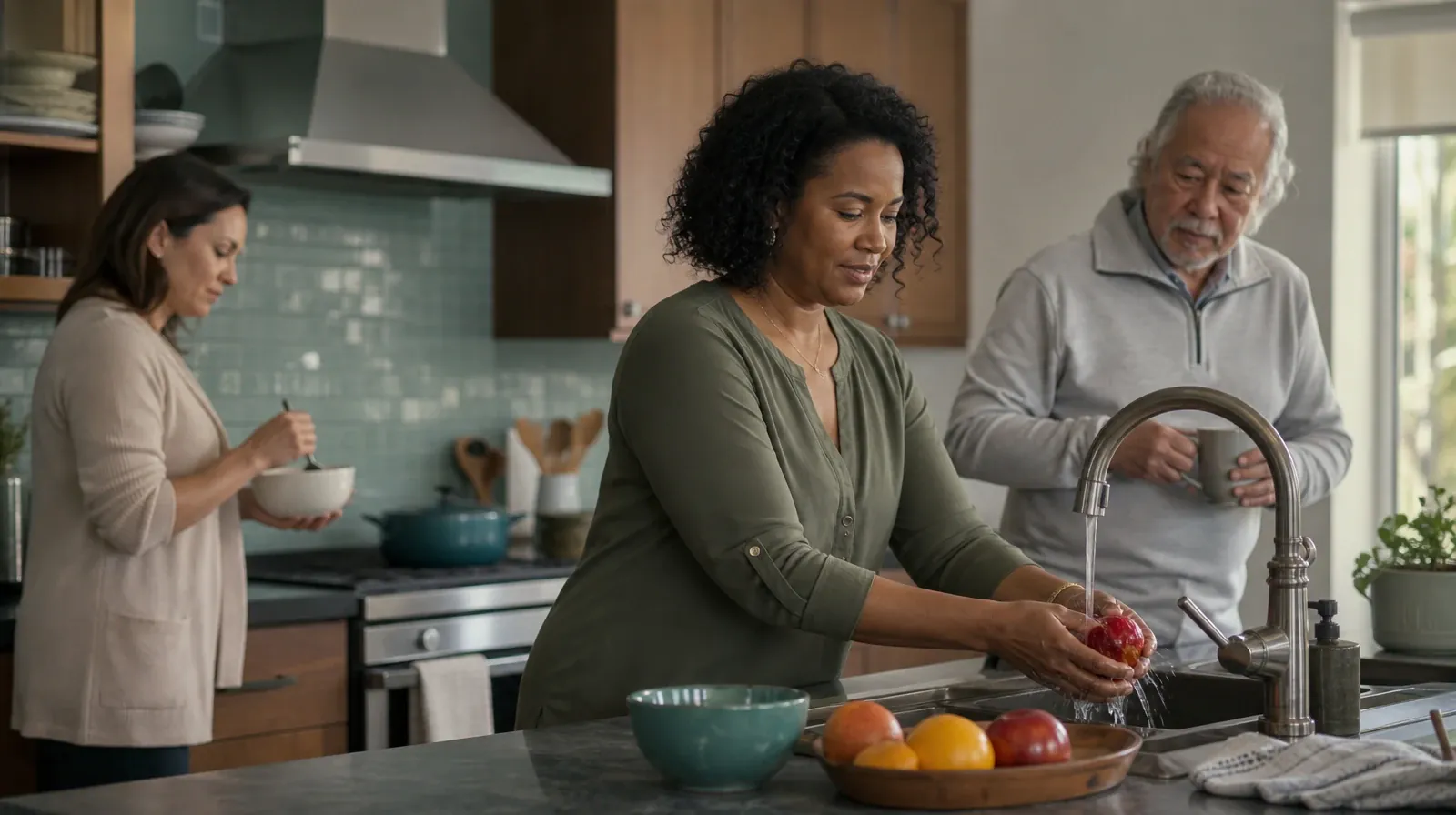 Benzodiazepines Addiction Treatment for Sunny Isles Beach, FL | An adult rinses an apple at a kitchen sink An adult rinses an apple at a kitchen sink · Benzodiazepines Addiction Treatment for Sunny Isles Beach, FL